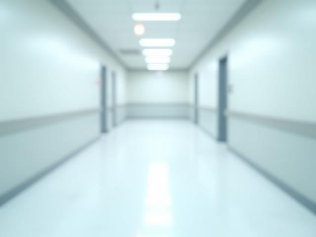 黒ずみが消え光を反射するオフィスの白いPタイル床