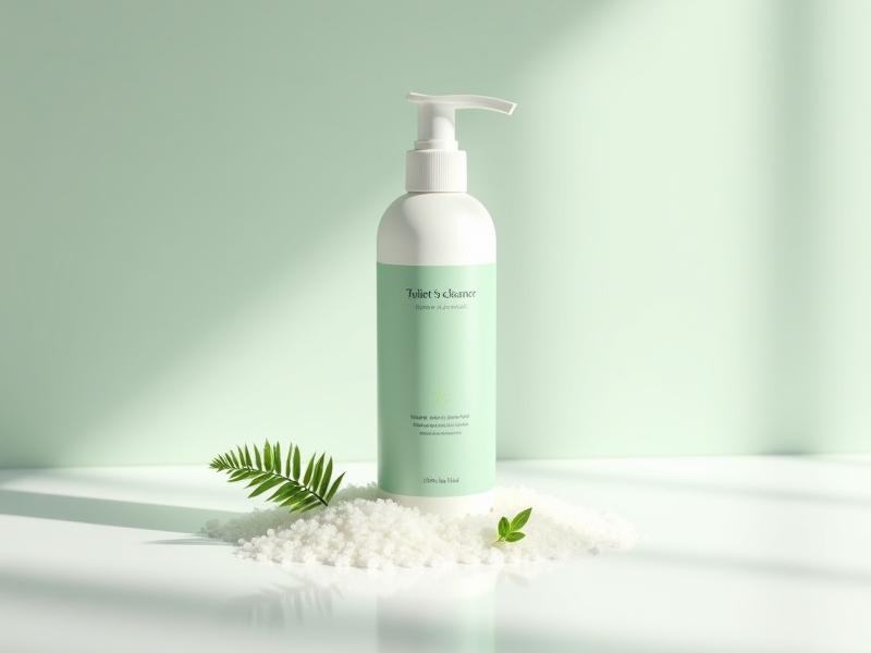 エコフレンドリー トイレソルトクリーナーのパッケージと天然成分のイメージ