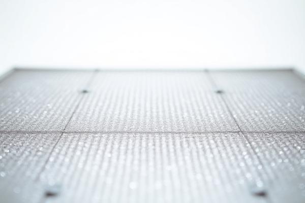 油汚れが完全に除去され銀色に輝く換気扇フィルター